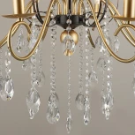 Подвесная люстра Reluce 04752-0.4-08 (220V, подвески, на цепи, подсвечник, свеча)