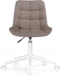 Компьютерное кресло Notta Честер латте (velutto 08) / белый 533174