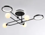 Потолочная люстра на штанге Ambrella Comfort FL66232 (регулировка яркости, LED, 220V, пульт управления, шарики)