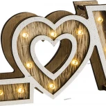 Настенный светильник Globo Love 29976 (LED, 220V, буквы)