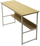 Компьютерный стол LUCIA H475 Дуб натуральный / белый каркас M-city 629M04938