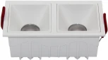 Встраиваемый светильник Alfa LED 4000K 2x10Вт 36° Dim Triac Maytoni Technical DL043-02-10W4K-D-SQ-W (220V)
