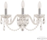 Бра Bohemia 101 101B/3/165 Ni (220V, подвески, подсвечник, свеча)