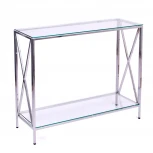Консольный стол AllConsoles 1031-CS clear серебряный