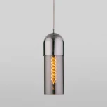 Подвесной светильник Eurosvet Airon 50180/1 дымчатый (220V, на проводе, круглые)