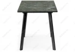Стеклянный стол Woodville Агни 110 королевский мрамор / черный матовый 453136