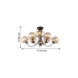 Потолочная люстра F-Promo Grana 2202-8U