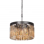 Подвесная люстра Vitaluce V5181-1/6 (220V, хрусталь, на цепи, круглые)