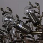 Подвесная люстра Reluce 01116-3.4-06 (220V, хрусталь, на цепи)