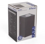 Архитектурная подсветка Feron Корфу 48488 DH055, 2*5W, 800Lm, 4000K, серый Бостон (LED, 220V, IP54)