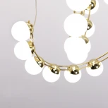 Подвесной светильник Favourite Helmet 4590-4P (LED, 220V, шарики, круглые)