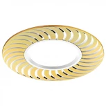 Встраиваемый точечный светильник Ambrella Алюминий С Узором A720 G/AL (220V)