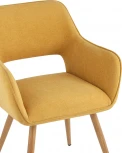 Стул Кромвель II желтый 2 шт Stool Group (арт.УТ000037434)
