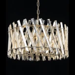 Подвесная люстра Citilux Ингвар CL334263 (220V, хрусталь, на цепи, круглые)
