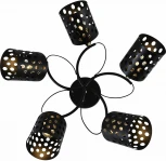 Потолочная люстра на штанге Reluce 01385-0.3-05 BK+FGD (220V)