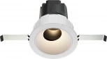 Встраиваемый светильник под гипсокартон Wise 3000K 7W Maytoni DL057-7W3K-W (LED, 220V, круглые)