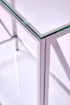 Консольный стол AllConsoles 1033-CS clear серебряный