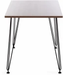 Стол STAR ЛДСП/металл, 110х70х75 см, сонома топ/черныеножки Tetchair 19241