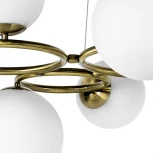 Подвесная люстра Lightstar Globo 815091 (220V, на тросе, шарики, молекулы)