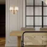 Бра Arte Milano Florentia-2457 302457/2W Wh/Gd (220V)