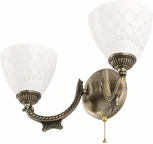 Бра с выключателем Arte Milano AM343837 343837/2W AB (220V)