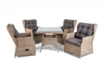 Обеденная группа из искусственного ротанга 4SIS Форио FS4T-5-SET