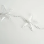 Светодиодная гирлянда Feron CL25 48608 занавес Звездочки 2*1м + 3м 220V 5000K, статичная, c питанием от сети, прозрачный шнур