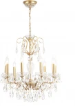 Подвесная люстра Crystal Lux MONTANA SP9 (220V, подвески, на цепи, подсвечник, свеча)