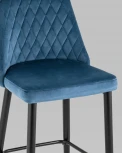 Стул барный Stool Group Диего велюр пыльно-синий УТ000025320