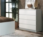 Комод Woodville Мадера К4М белый 497488