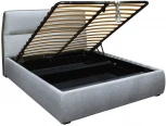 Кровать R-Home с ортопедическим основанием и ящиком Сканди 1.8 Грей
