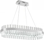 Подвесная люстра с таймером Natali Kovaltseva Smart Нимбы LED LAMPS 81253 (220V, хрусталь, пульт управления, управление смартфоном, на тросе)