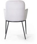 Стул с подлокотниками Barkley, микровелюр серый Top Concept BARKLEY 2001000000340