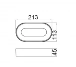 Настенный светильник уличный Oasis Light Sidney W3491S-3K