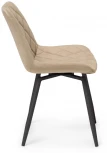 Стул Notta на металлокаркасе Баодин К крутящийся бежевый / черный 520604
