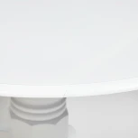 Cтол обеденный CLIFF (mod. 4242PE-30 WH-T/B) белый (дерево гевея, МДФ)