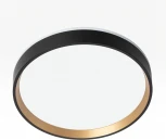 Настенно-потолочный светильник с подсветкой Черный+Золото Citilux Etalon CL750241 (LED, 220V, круглые, IP40)