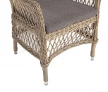 Плетеный стул из искусственного ротанга, цвет соломенный 4SIS Сицилия YH-C1620W