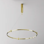 Подвесной набор с основанием под блок питания для круглого шинопровода Flarity латунь Maytoni Accessories for tracks Flarity TRA154SW-BB-R-BS (24V, на тросе)