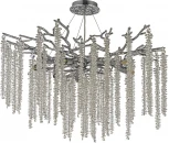 Подвесная люстра Dio D`arte Tavenna Nickel Tavenna H 1.5.76.100 N (220V, хрусталь, на тросе)
