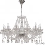 Подвесная люстра Bohemia 107 107/12/300 Ni (220V, подвески, на цепи, подсвечник, свеча)