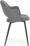 Стул Гутрид прошивка ромбы сзади серый / черный 464872 Woodville