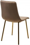 Стул ELLI BLUVEL-40 Бежевый, велюр / золотой каркас M-City 629M04986