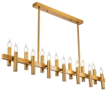 Потолочная люстра большая на штанге Leonardo 2156/05/14PL Stilfort (220V, свеча)