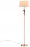 Торшер Odeon Light Homi 5040/1F античн.бронза/беж.абажур/металл/керамика E27 1*60W (220V, выключатель)