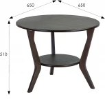 Стол журнальный BeautyStyle 13 венге/венге от фабрики Mebelik