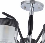 Потолочная люстра на штанге Arte Milano Napoli-2646 332646/5 CR+BK (220V, подвески)