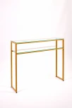Консольный стол AllConsoles 1042-CG clear золотой