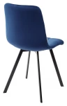 Обеденный стул M-City CHILLI SQUARE BLUVEL-86 NAVY BLUE, велюр