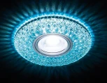 Встраиваемый точечный светильник Ambrella Декоративные Кристалл Лайт S333 BL/CLD